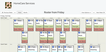 WorkRoster screenshot