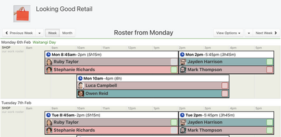 WorkRoster screenshot