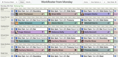 WorkRoster screenshot