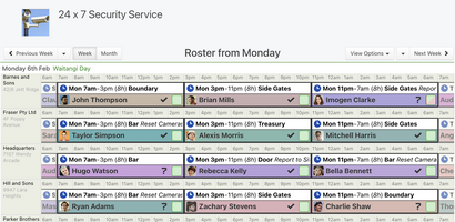 WorkRoster screenshot