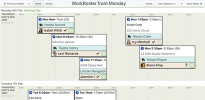 WorkRoster screenshot