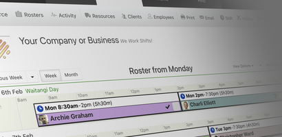 WorkRoster screenshot