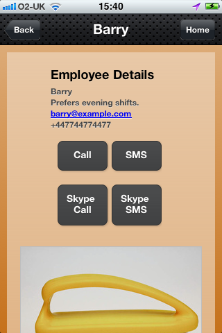 Employee Information Roster